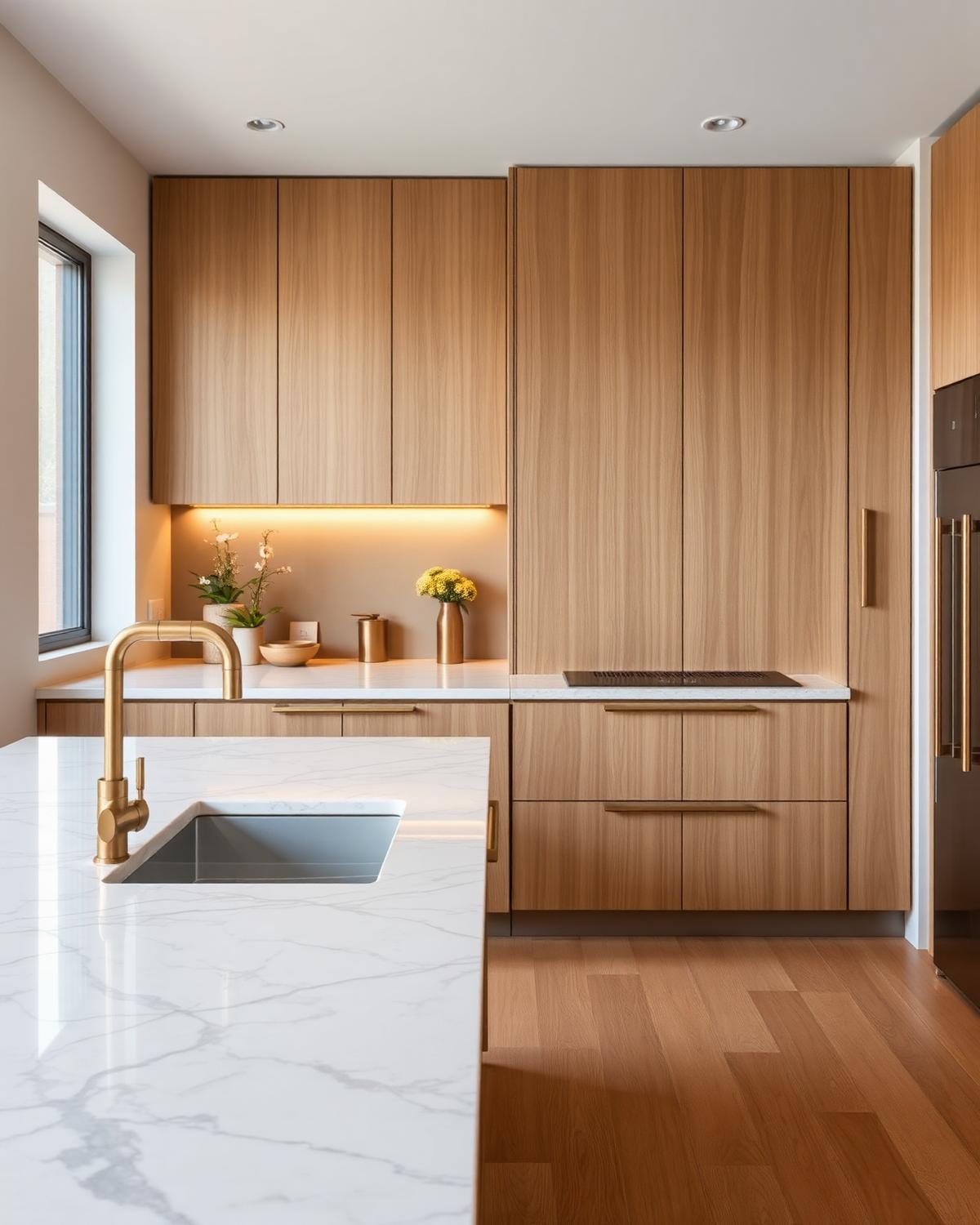 Brass & Oak Kitchen